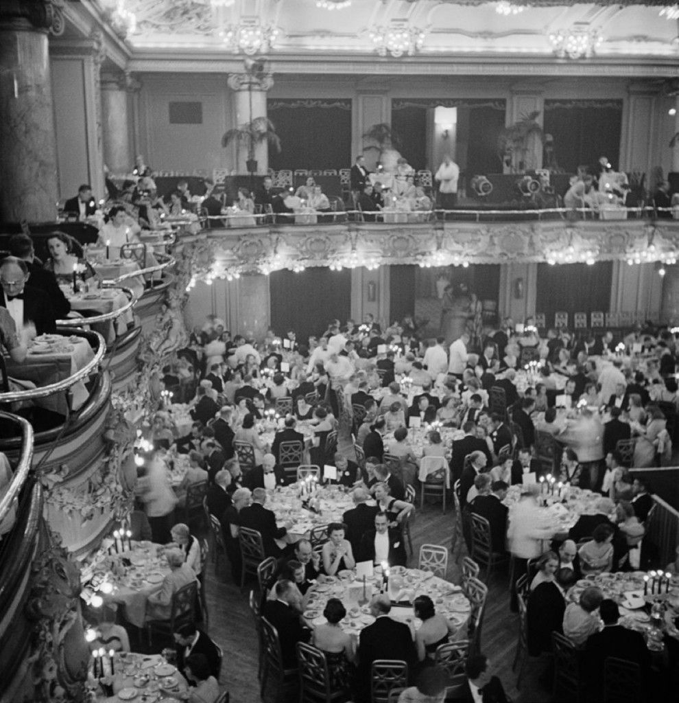 Slim Aarons 'Luxury Dining' 1955 Unframed Silver Gelatine Resin Print