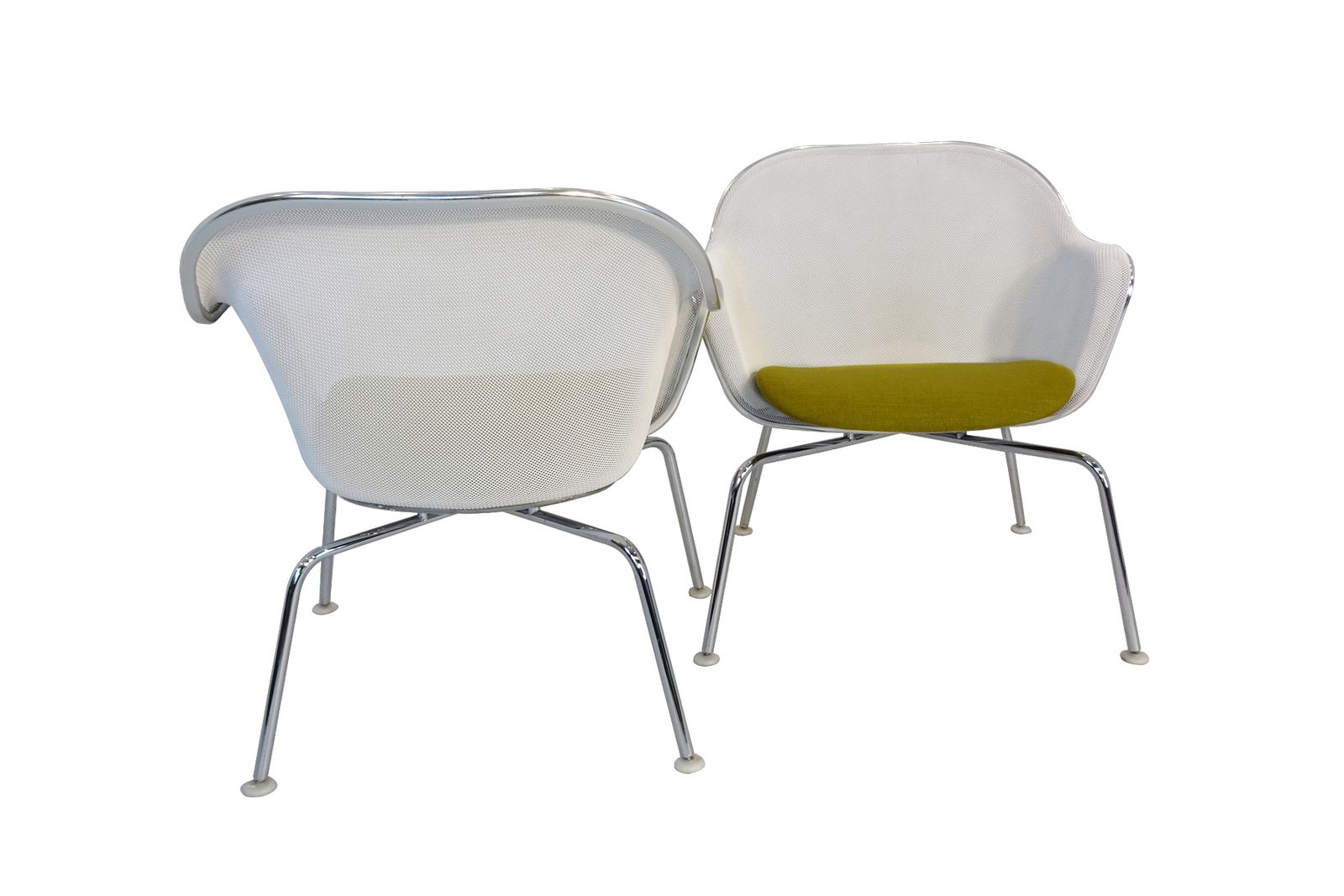 Pair Of B & B Italia Iuta Side Chairs By Antonio Citterio photo for sale
