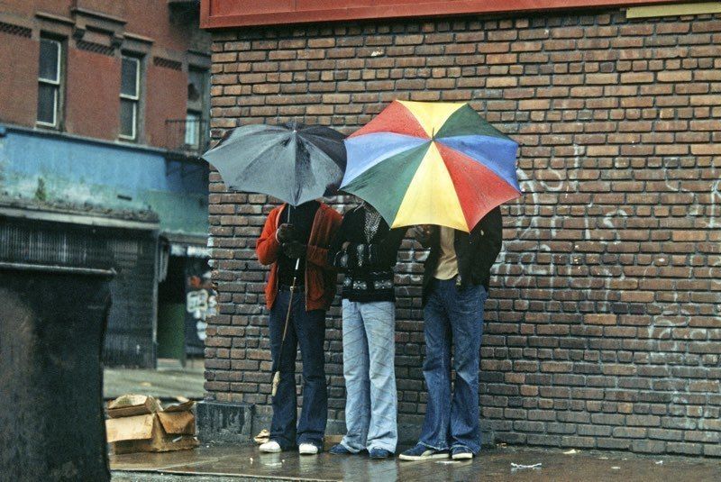 'Harlem Umbrellas' Alain Le Garsmeur Oversize Limited Edition Archival Pigment Print Unframed