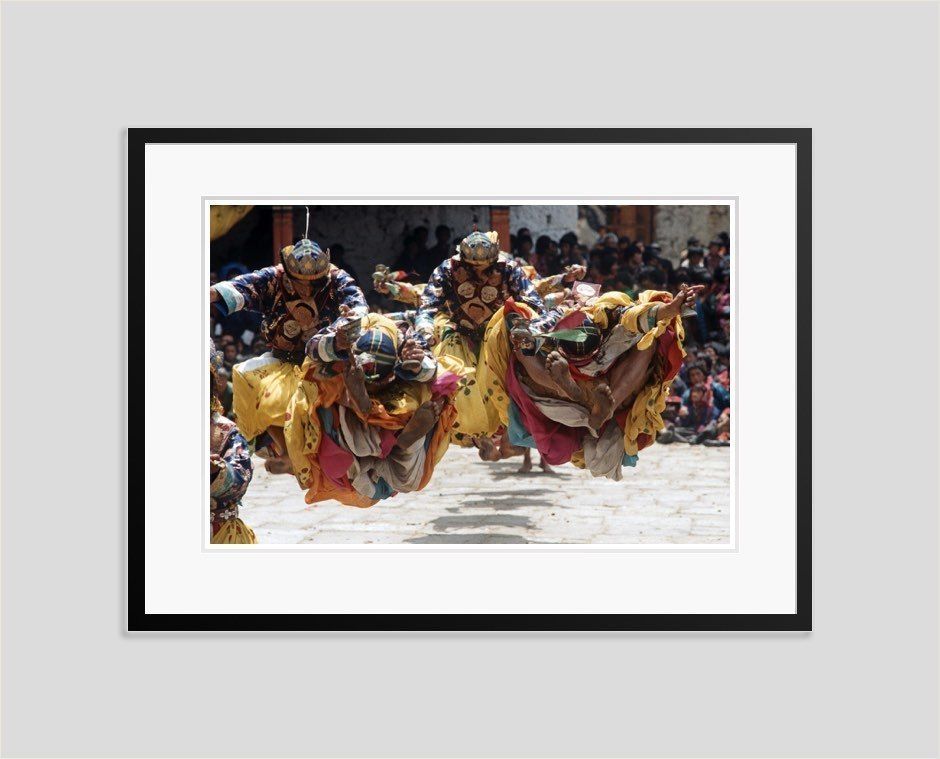 'Bell Dancers' Alain Le Garsmeur Limited Edition Archival Pigment Print Framed In Black photo furniture