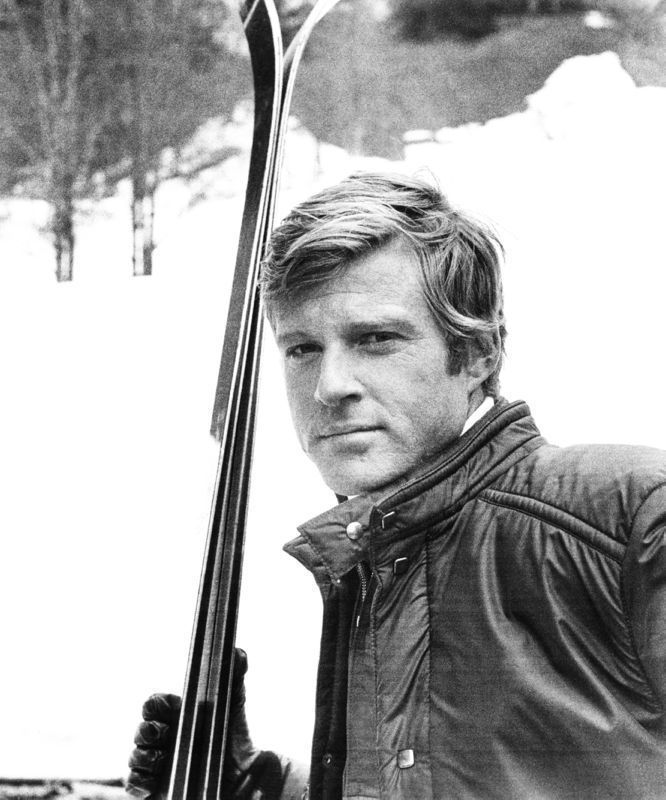'Redford In Downhill Racer' 1969 Archival Pigment Print Framed In White photo furniture