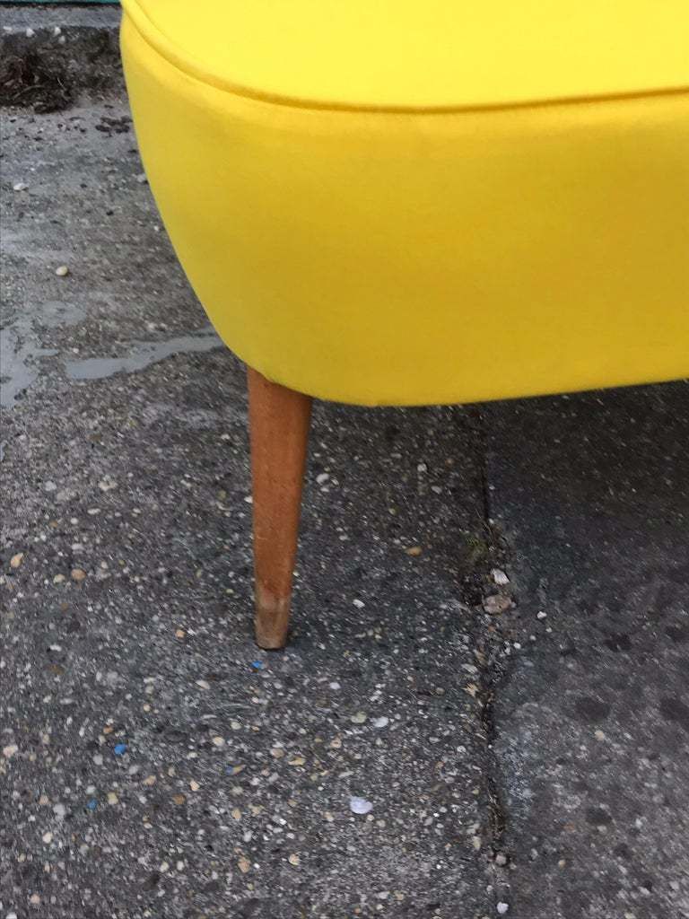 Cocktailfauteuil uit de jaren 1950 met foto van Marilyn Monroe photo vintage