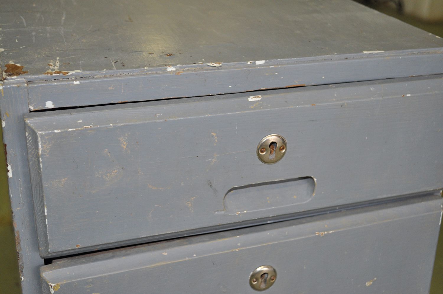Gray Patina Chest Of Drawers photo for sale