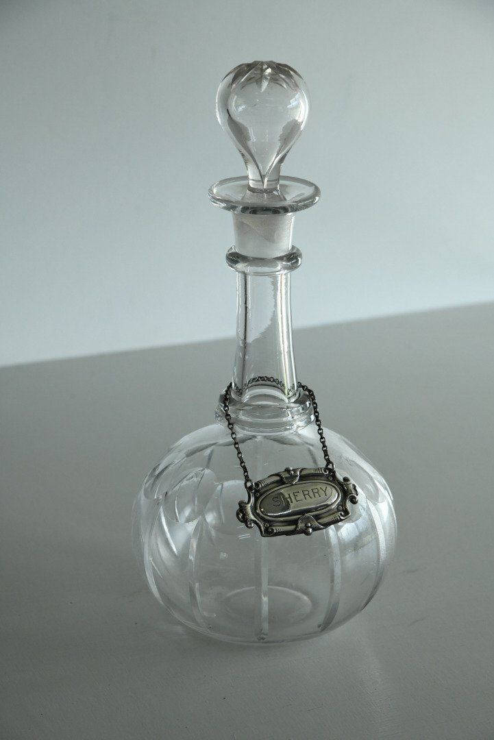 Antique Glass Decanter photo for sale