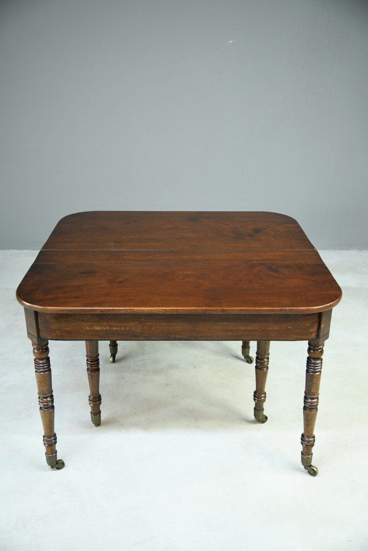Antique Georgian Concertina Mahogany Dining Table. photo 1895.0
