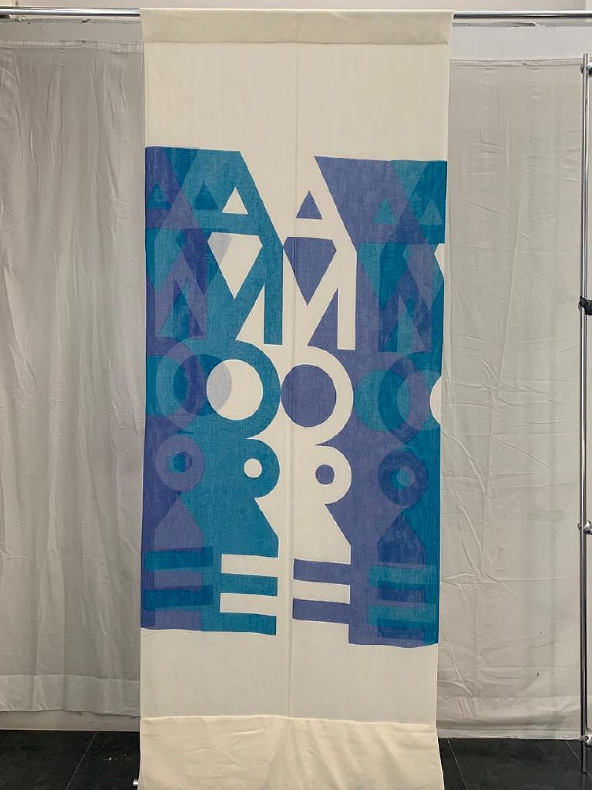 Curtain Amore With Graphics Of Pino Tovaglia photo for sale