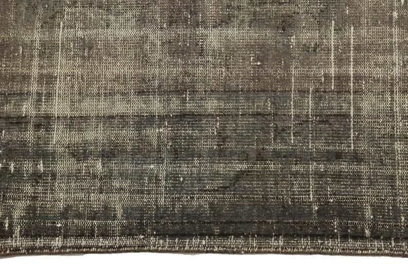 208x333 Cm Oversized Turkish Neutral Vintage Oushak Area Rug, Living Room Rug, Wool, Handmade, Large, Floral, Oriental, Beige, Brown Natural photo vinterior