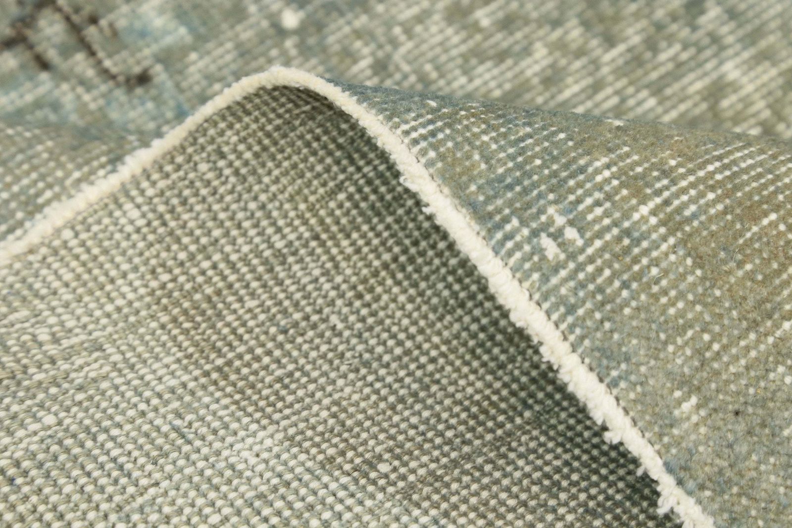 photo for sale Antique Turkish Rug, Beige Handmade Rug, Area Rug, Oushak Rug, Blue, Wool On Cotton, Living Room Rug, Antique Living Room Rug