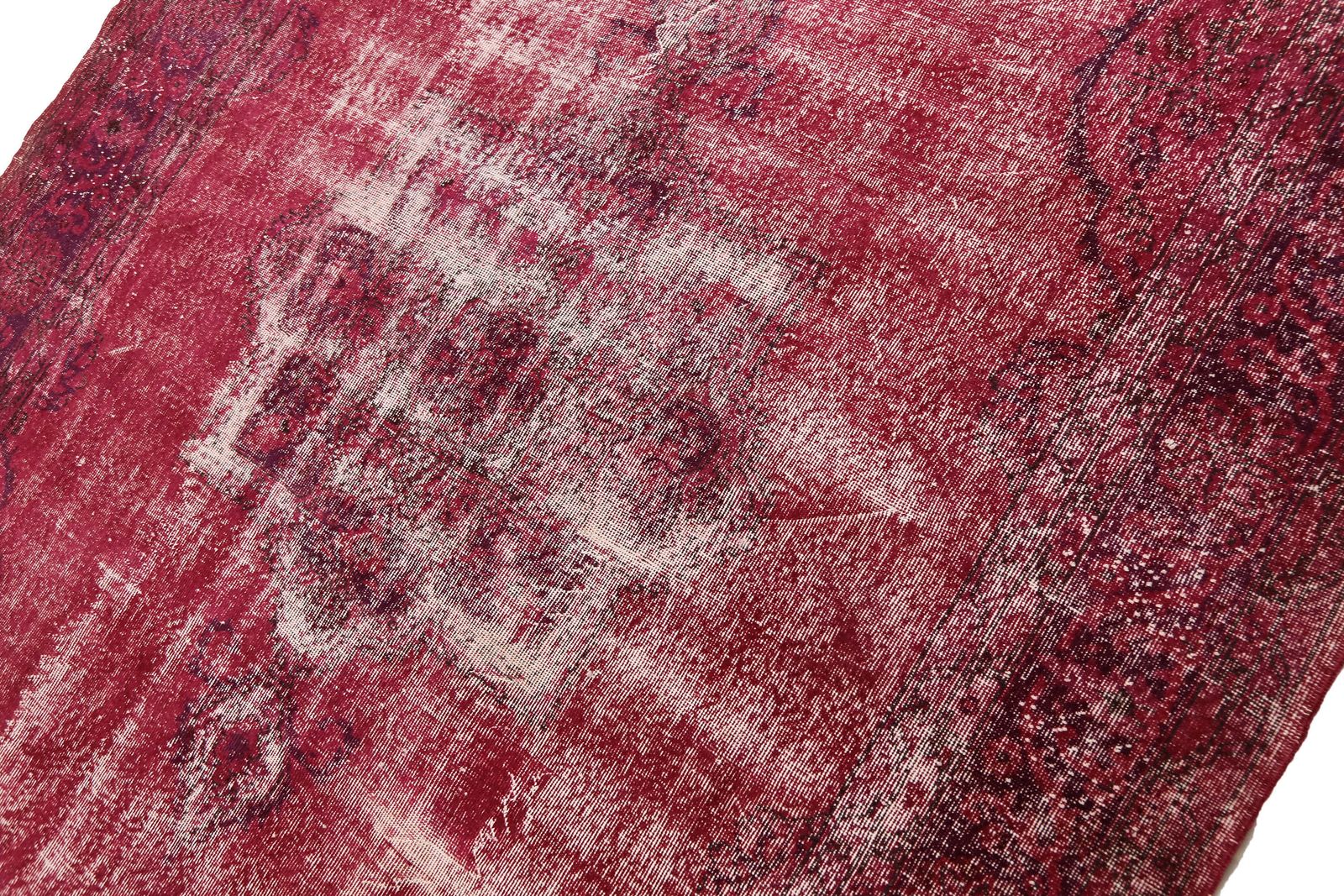 Red Rug, Claret Burgundy Wine And White, Anatolian Turkish Rug, Home Decor Rugs, Oushak Handmade, photo buy