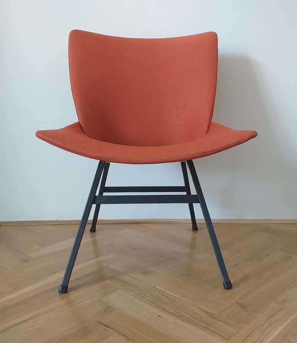 photo vintage Set Of Three Chairs Lupina Designed By Niko Kralj, 1970s.