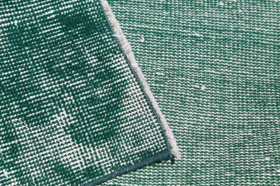 photo for sale 6.2x8.1, Turkish Vintage Oushak Rug, Green Area Rug, Handmade, Wool Rug, Living Room Rug Decor, Distressed Rug, Grass, Turkey Rug Faded