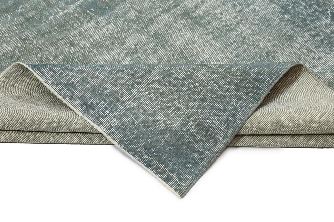 photo furniture 6.7x9.7 Turkish Faded Blue Vintage Area Rug, , Home Decor, Handmade Oushak Rug, Ethnic, Bohemian Turkey Rug Distressed Teal Faded Turquoise