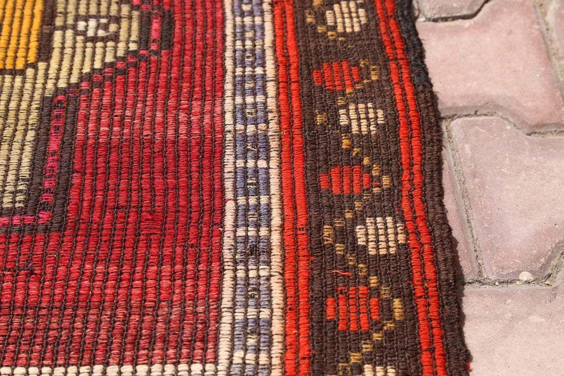6.7x11.2, Flatweave Rug, Kilim, Turkish Rug, Kilim Rug, Area Rug, Vintage Rug, Oushak Rug, Rugs, Traditional Rug, Wool, Home Decor, Turkey photo vinterior