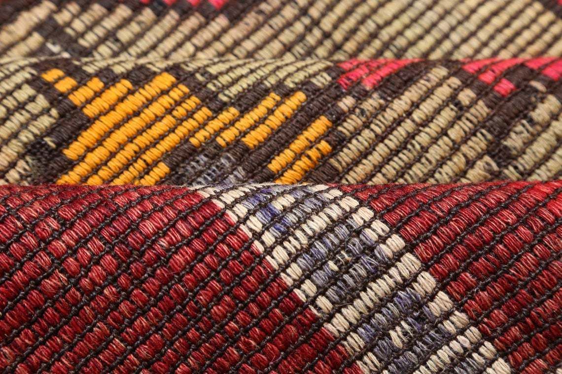 6.7x11.2, Flatweave Rug, Kilim, Turkish Rug, Kilim Rug, Area Rug, Vintage Rug, Oushak Rug, Rugs, Traditional Rug, Wool, Home Decor, Turkey photo vintage