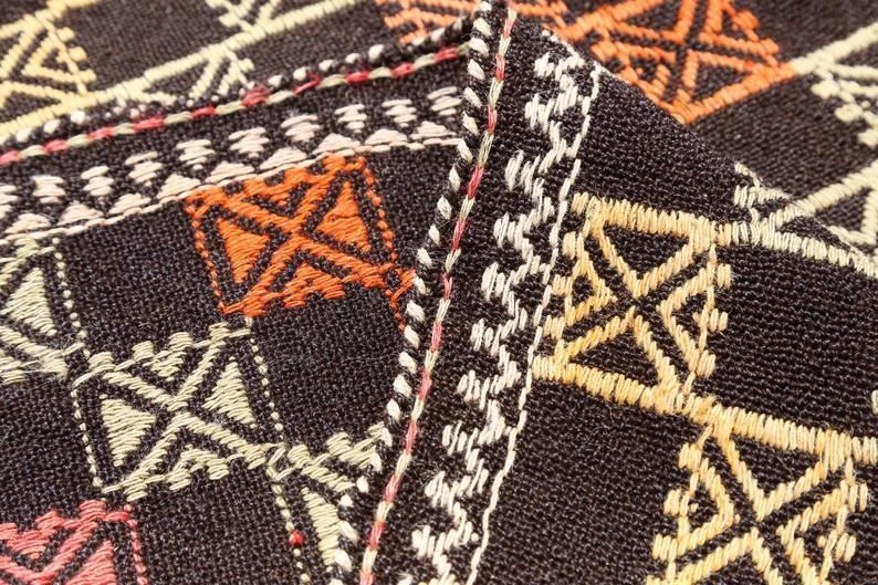 4.8x9.7, Flat Weave Rug, Kilim Rug, Vintage Kelim, Turkish Rug, Vintage Area Rug, Bohemian Rug, Kilim Rug, Brown Beige photo vintage