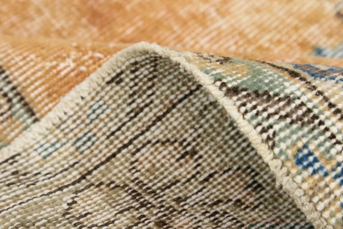 photo furniture Turkish Rug, Bohemian Rug, Oushak Antique Orange Faded Teal Motif Rug, Area Rug, Oriental, Carpet, Rare, Rugs, Antique, Unique 6.3x9.3