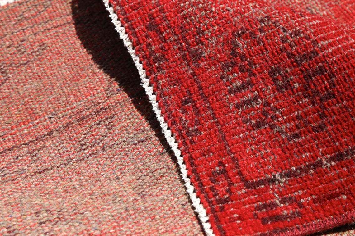 photo furniture Turkish Rug, Red, Handmade, Modern, Home Decor, Red Decor, Rugs, Living Room Rug, Vintage Rug, Overdyed Oushak Rug, 5.9x9.6