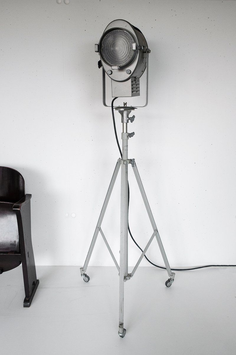 Mid Century Theater Floor Lamp From Ae Cremer, Paris