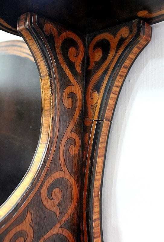photo vinterior Blackened Wood Wall Shelf, Art Nouveau Taste 1900
