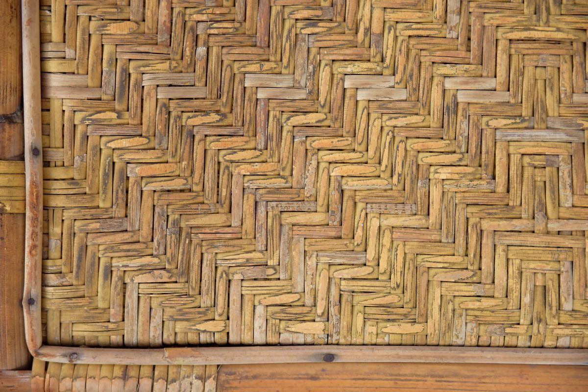 photo buy Vintage Bauhaus Rattan Chair With Ottoman By Erich Dieckmann, 1930s, Set Of 2