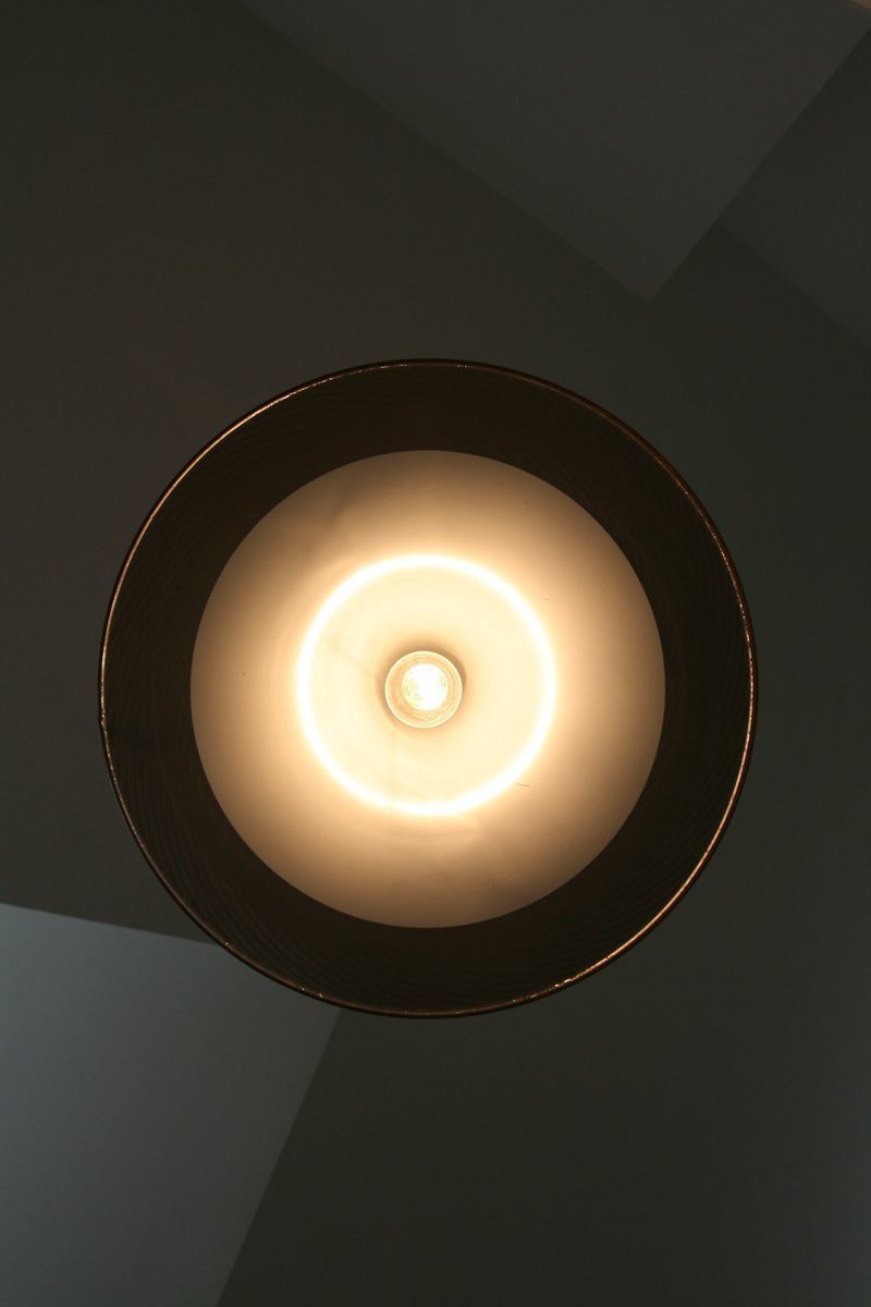 Vintage Trumpet Pendant Lamp From Meblo, 1970s photo vintage
