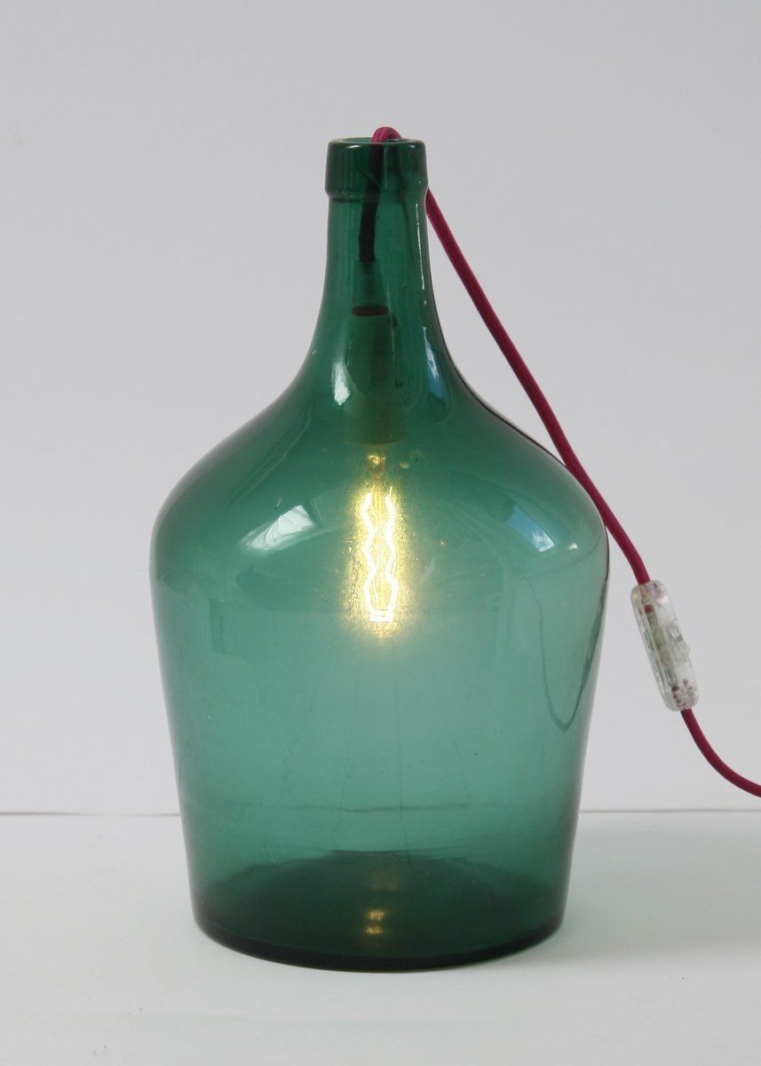 Vintage Demijohn Lamp Light, 1950s photo Lighting