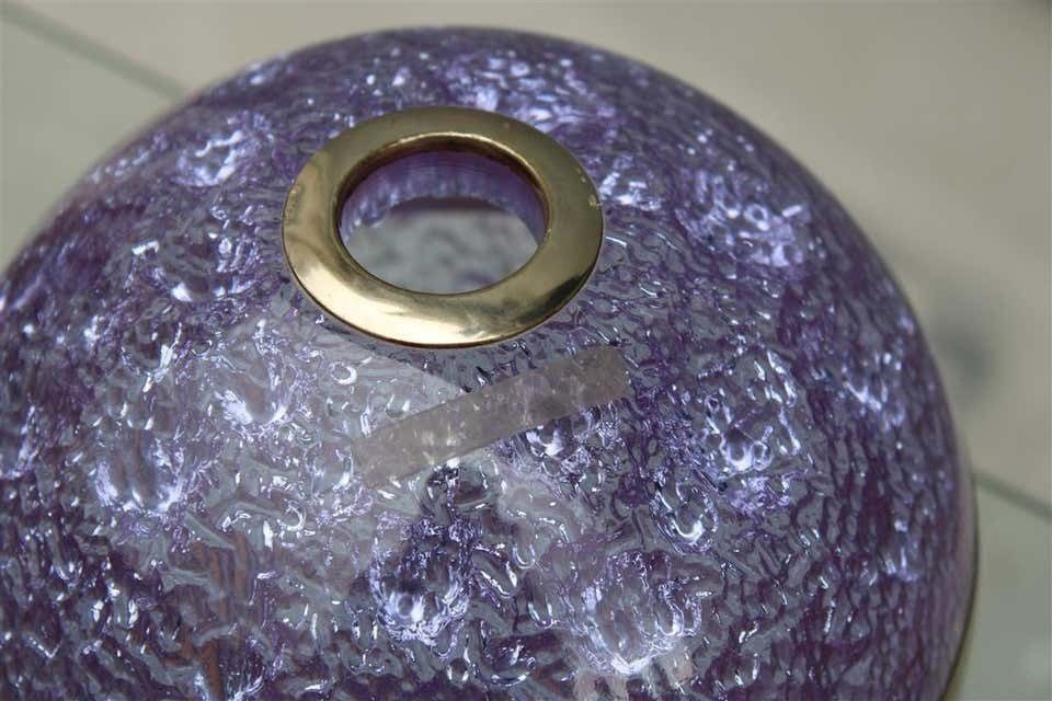 Ball Vase Italian Design Wisteria Taddei 1970s Silver Applications photo vintage