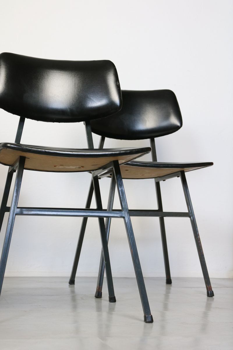 Mid Century Minimalist Dining Chairs By Niko Kralj, Set Of 2 photo vinterior