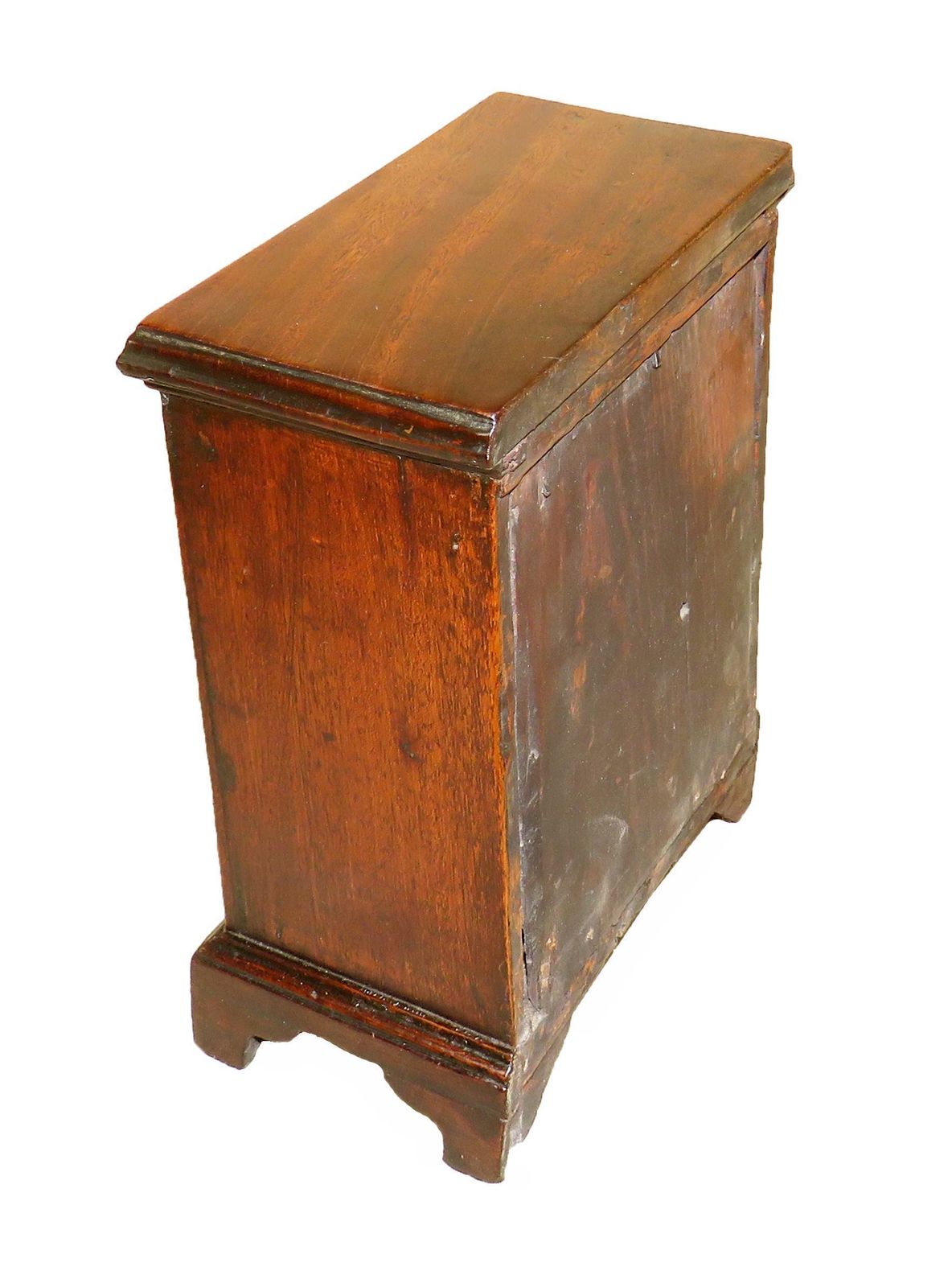 Georgian Antique 18th Century Mahogany Miniature Chest (England, Circa 1760) photo furniture
