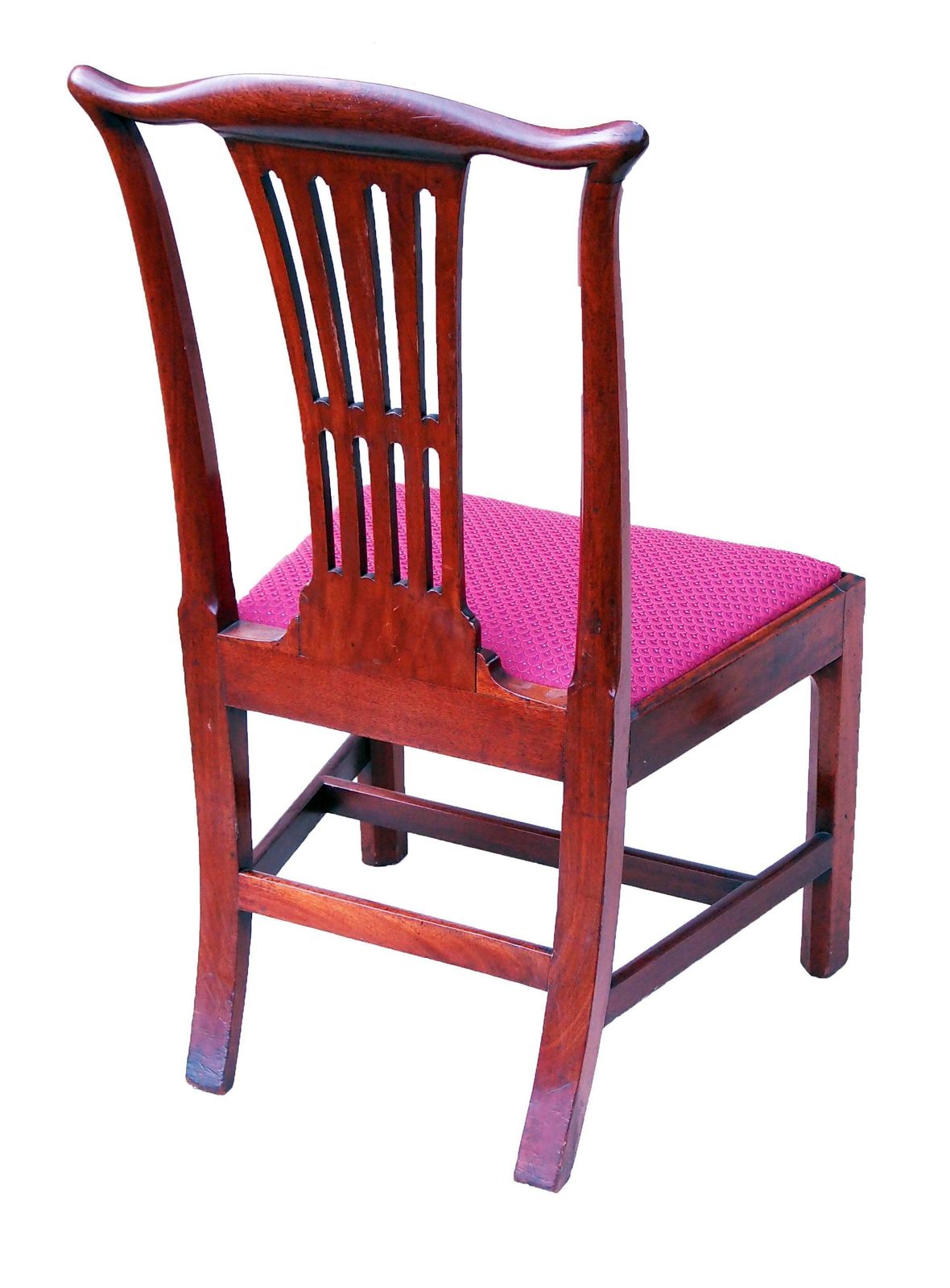 Antique Set Of Six Mahogany Georgian Chippendale Period Dining Chairs (England, 1760) photo furniture