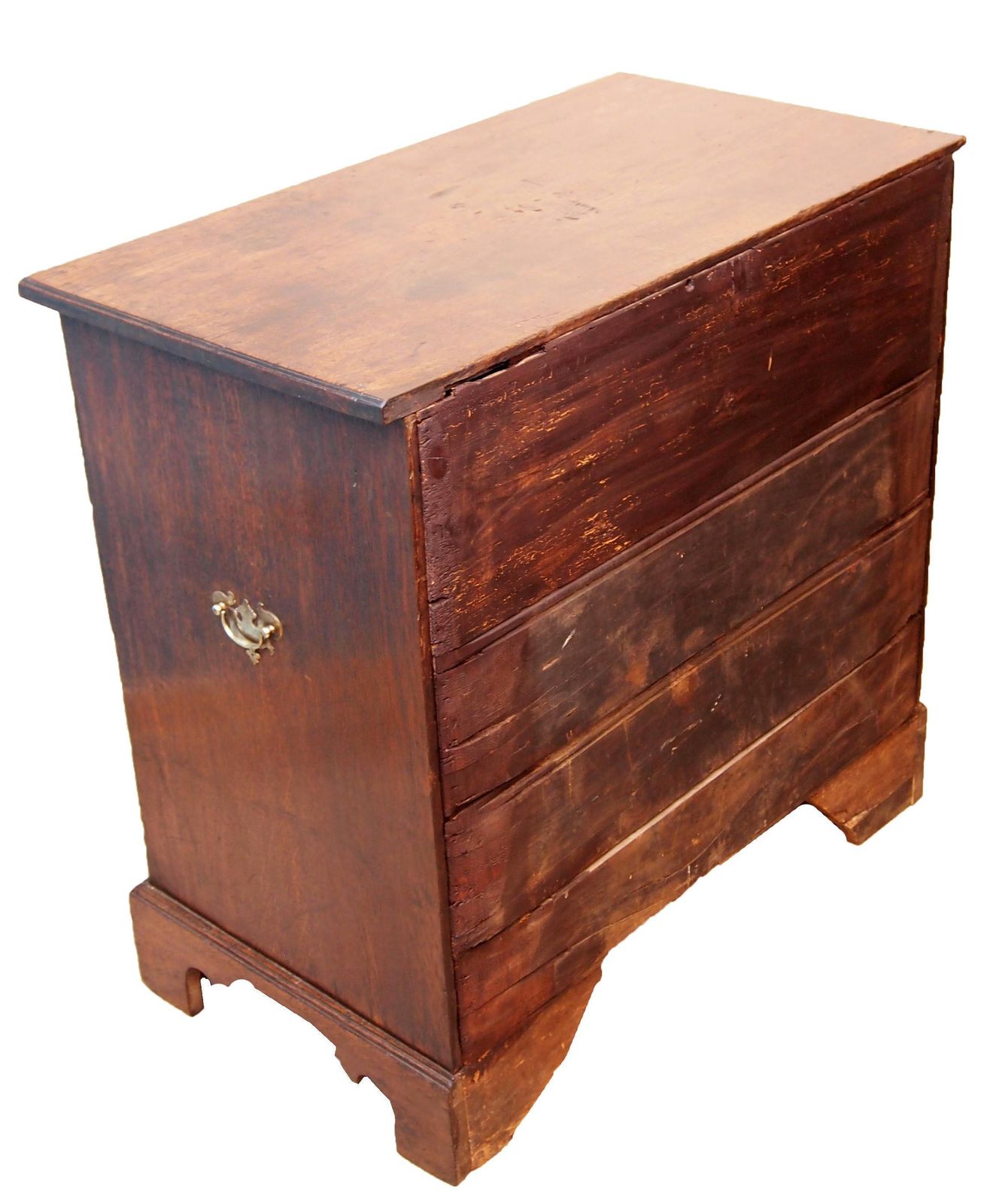 Georgian English Oak 18th Century Bachelors Chest Of Drawers (England, Circa 1750) photo Furniture