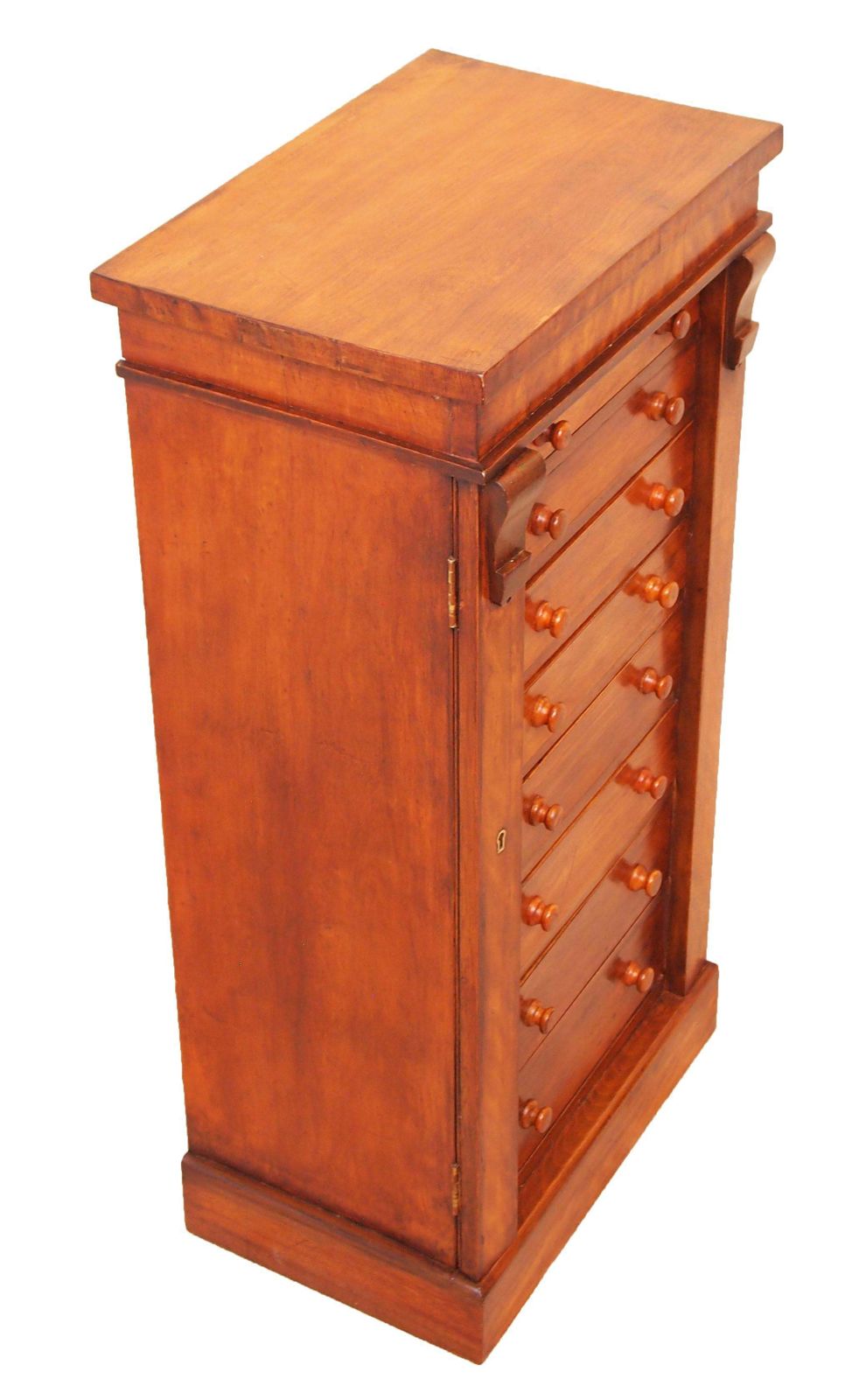 Antique Satinbirch Childs Wellington Chest (England, Circa 1870) photo for sale