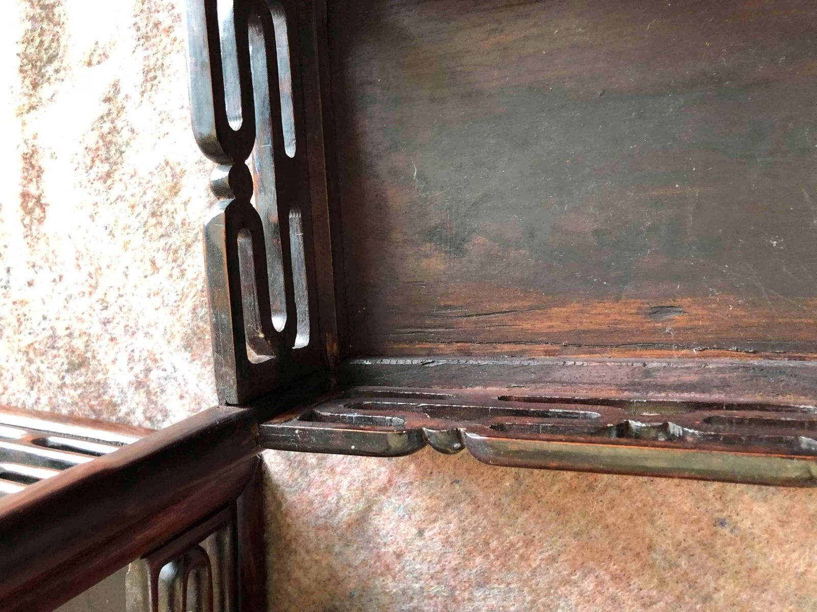Antique Oriental Hardwood Nest Of Coffee Tables (China, Circa 1870) photo vinterior