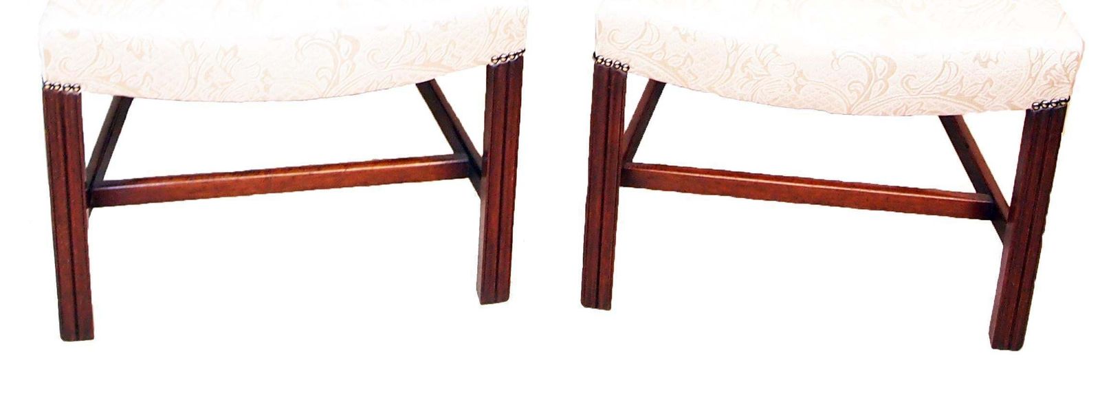 Antique Georgian Mahogany Pair Of Side Chairs (England, Circa 1760) photo Furniture