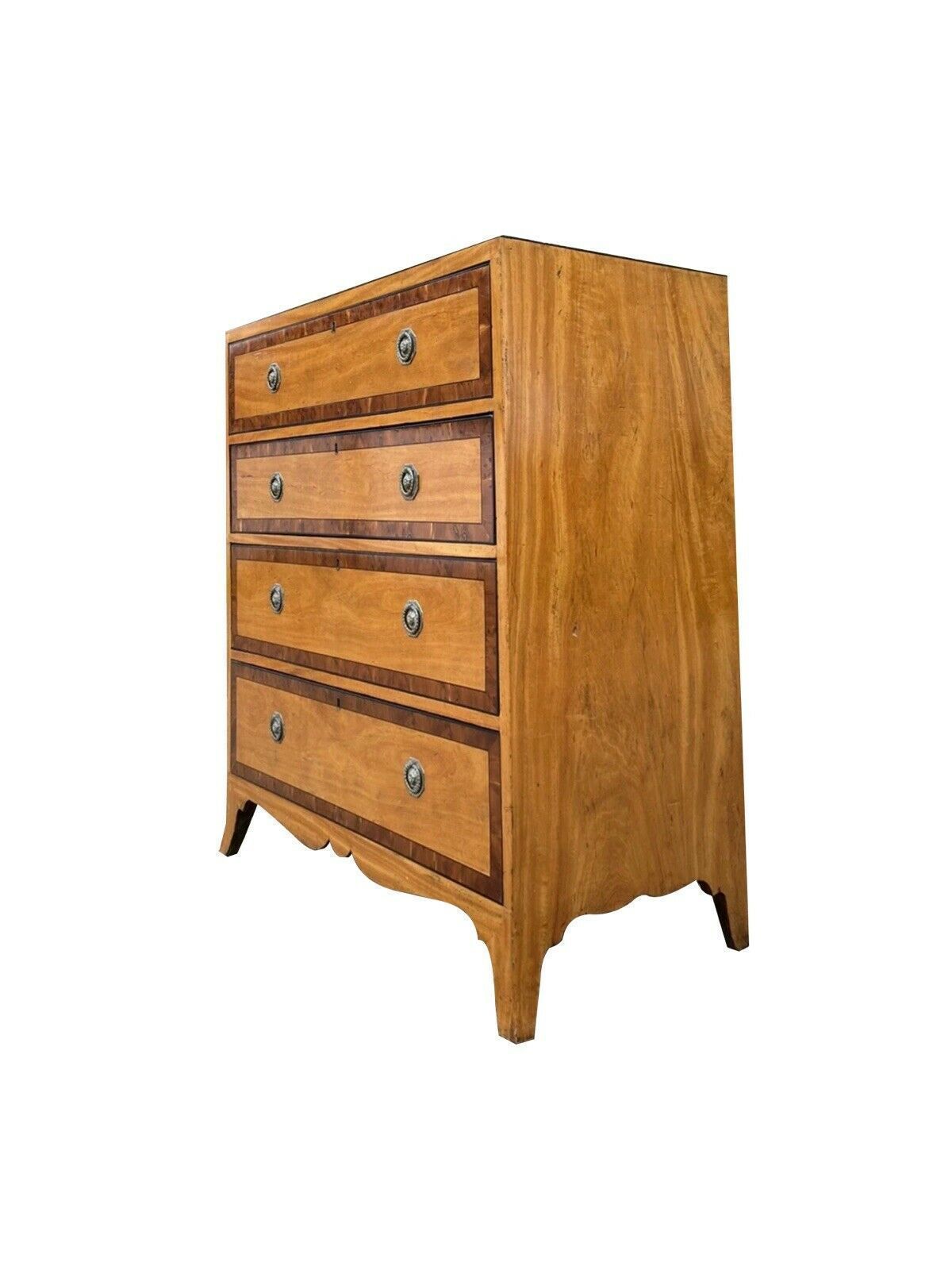 Impressive Antique Victorian Secretaire Bureau Chest Of Drawers C1896 photo for sale