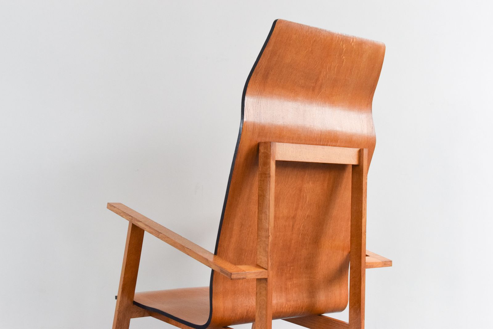 Vintage Modernist 1930s Bauhaus Style Plywood Chair photo vinterior