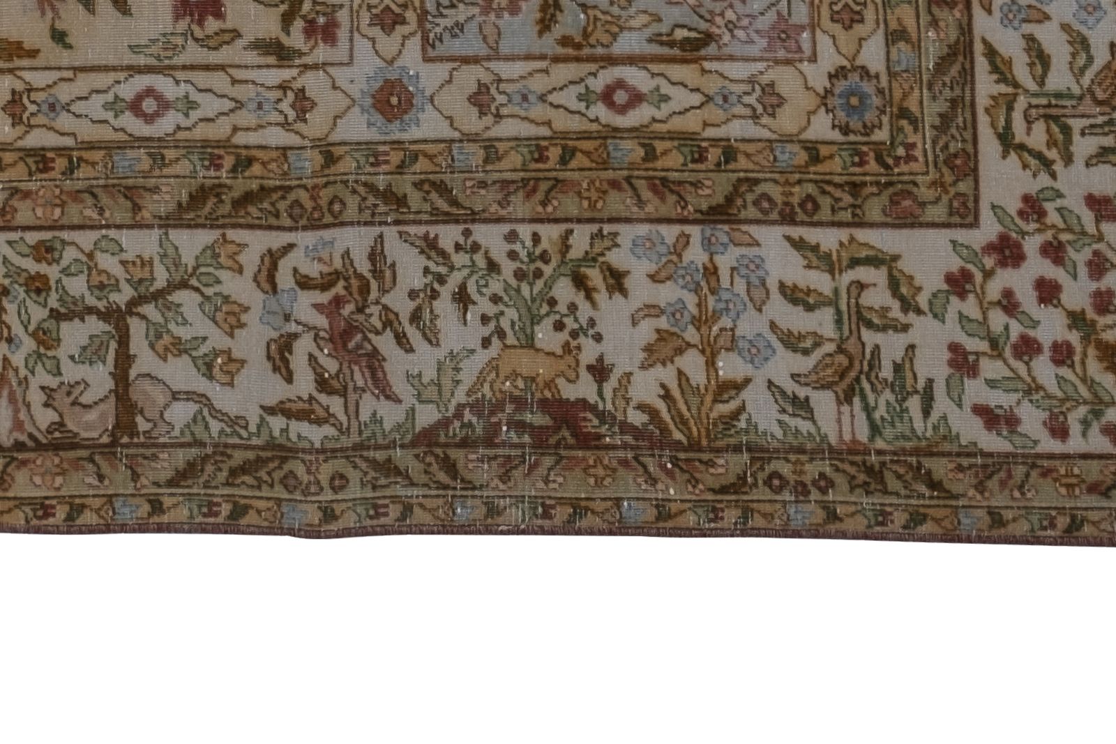 Antique Handmade Samarkand Rug 196 X 294 photo vinterior