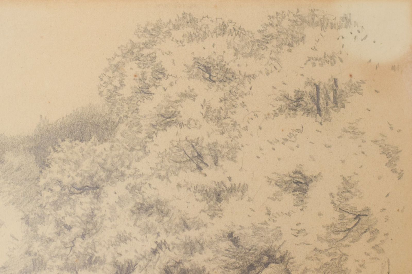 'On The Cree' Landscape Drawing Of A River photo Art