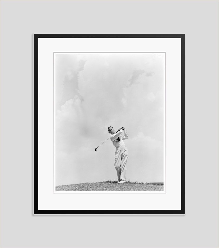 'Teeing Off' Circa 1930s C Type Print Framed In Black