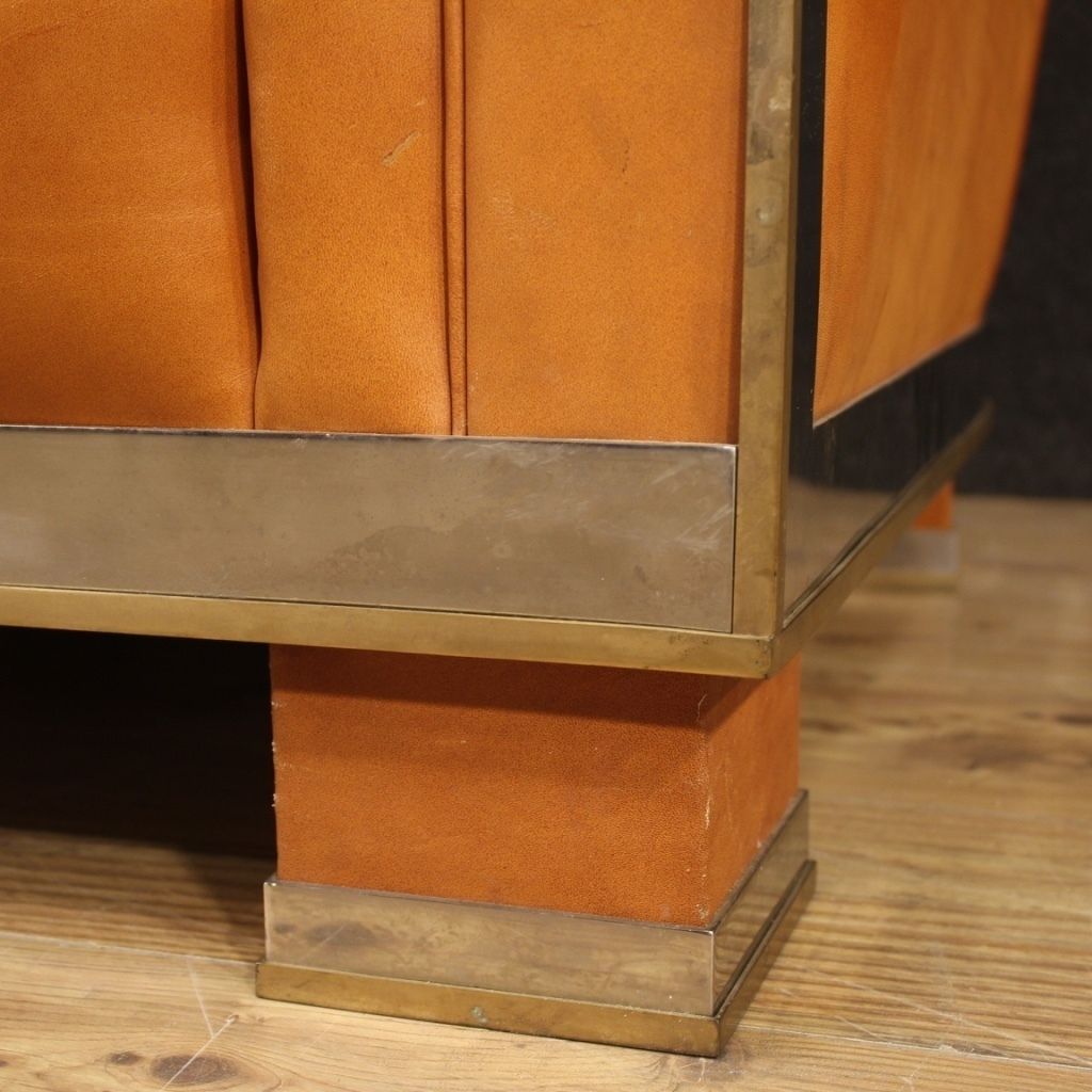 1800.0 Italian Design Armchair In Leather From The 70s photo