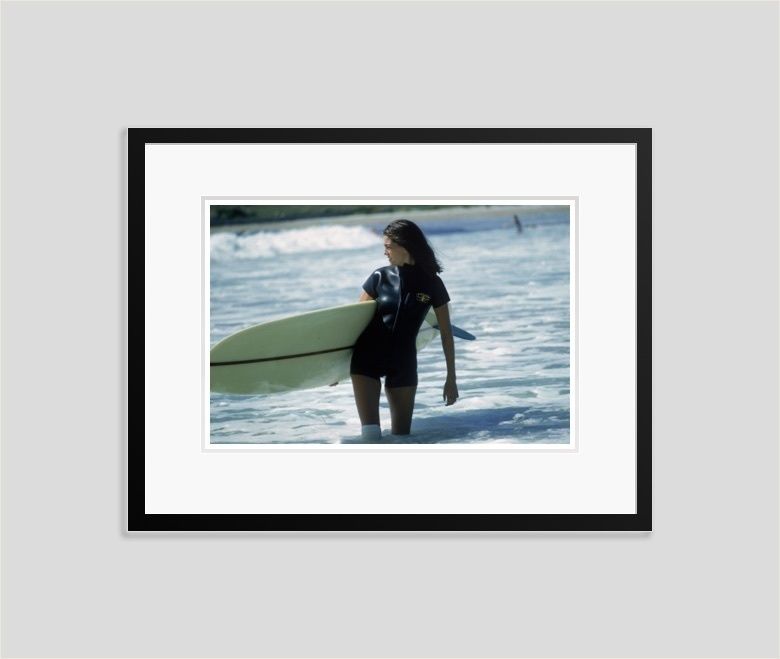 Slim Aarons 'Minnie Cushing' 1965 C Type Print Framed In Black