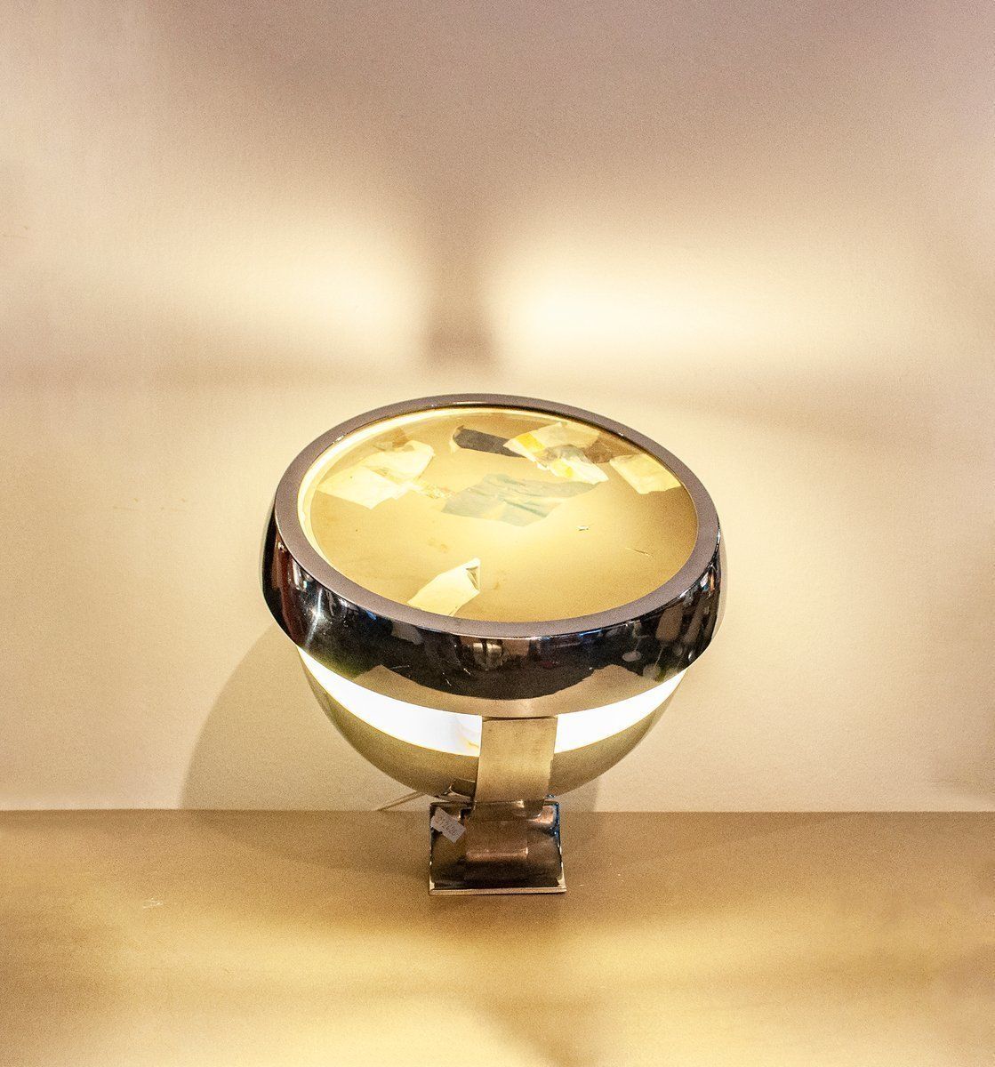 Holografische Tafellamp Model 6p2 Van Paolo Tilche Voor Sirrah, Jaren 1960 photo furniture