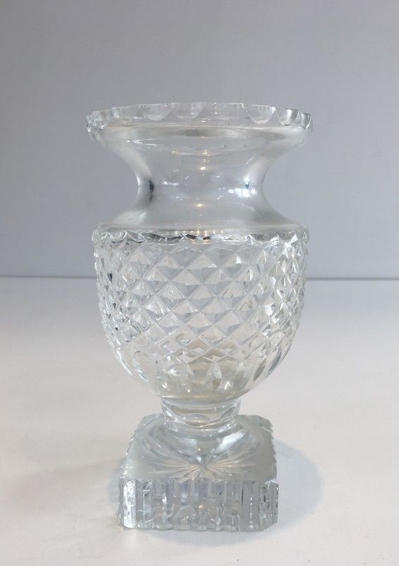 Pair Of Medicis Style Cristal Vases. French. Circa 1900 photo buy