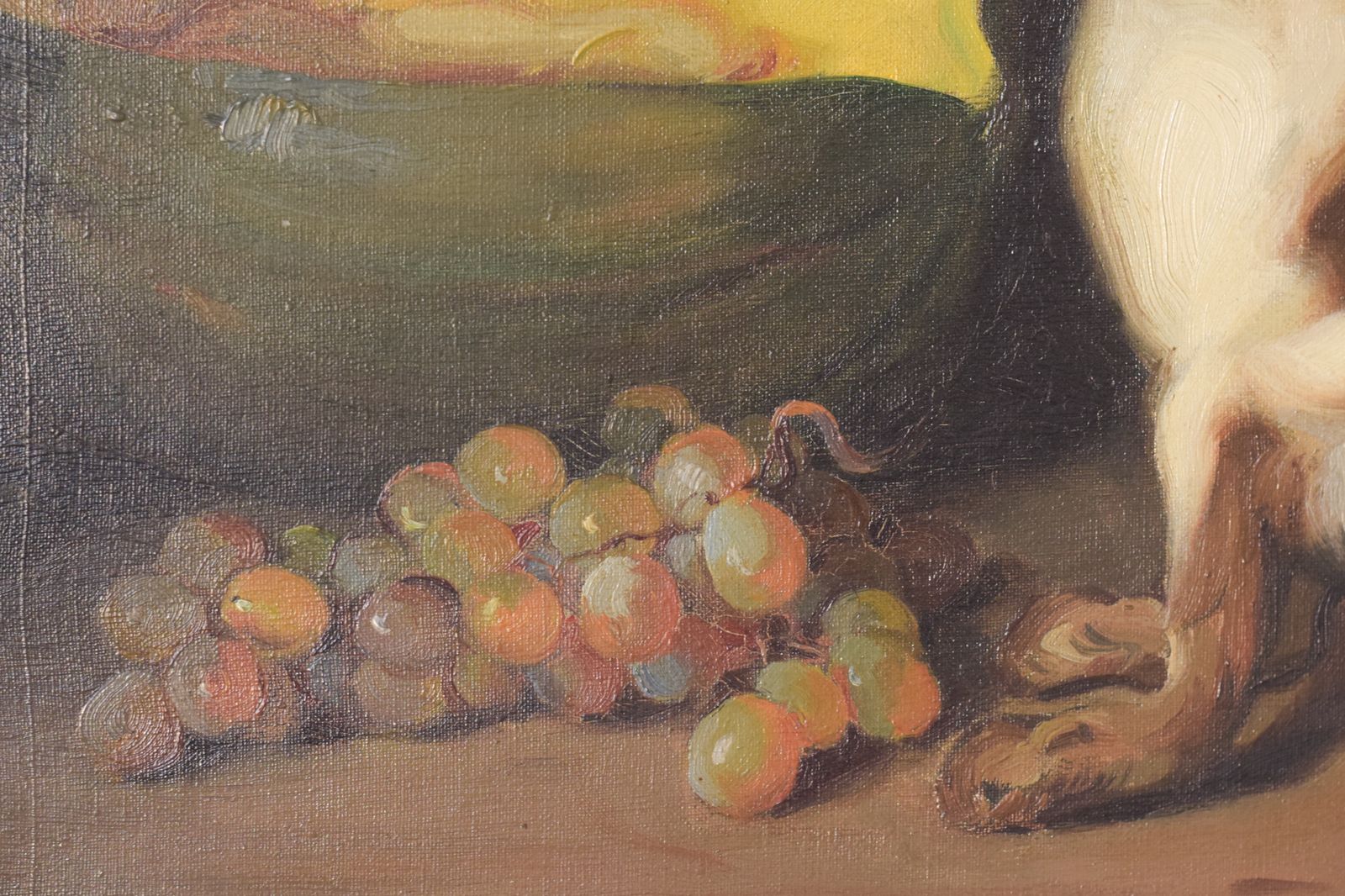 'Still Life With Hare And Melon' – Olieverf Op Doek photo vinterior