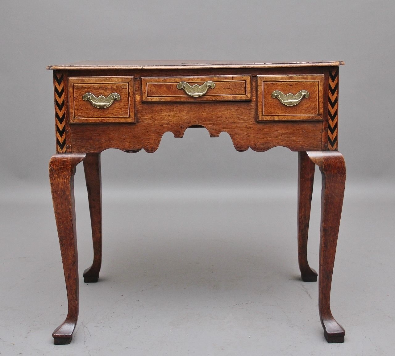 A Decorative 18th Century Oak Lowboy photo Furniture