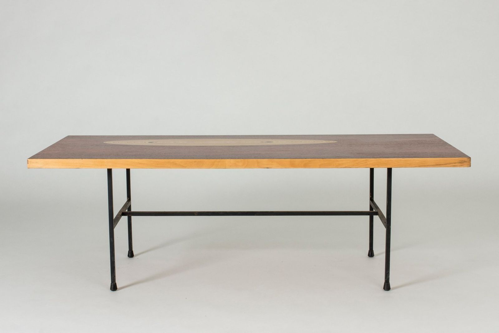 Rosewood And Inlaid Wood Coffee Table By Tapio Wirkkala For Asko