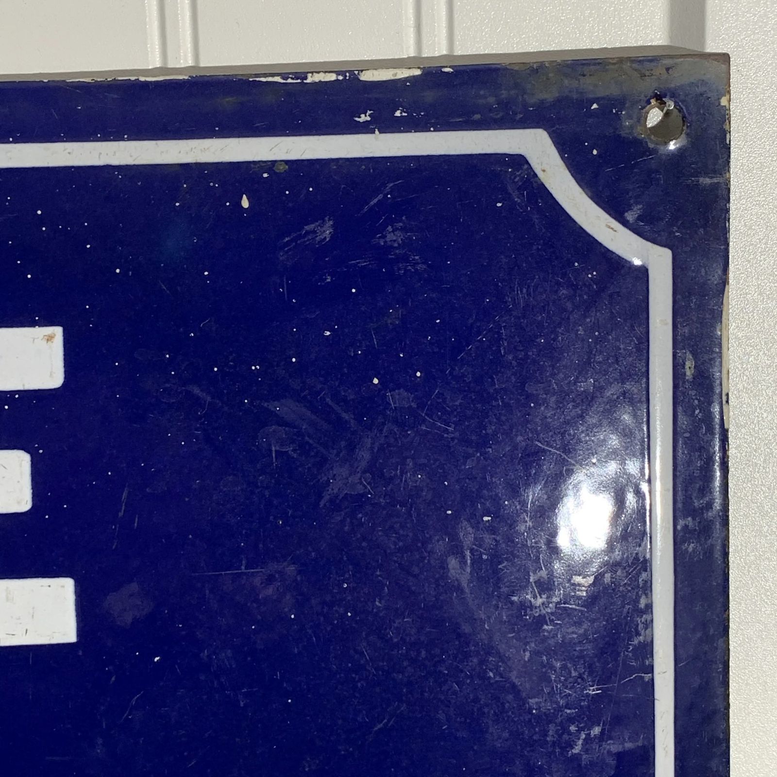 photo furniture 19th Century Enamelled French Street Sign