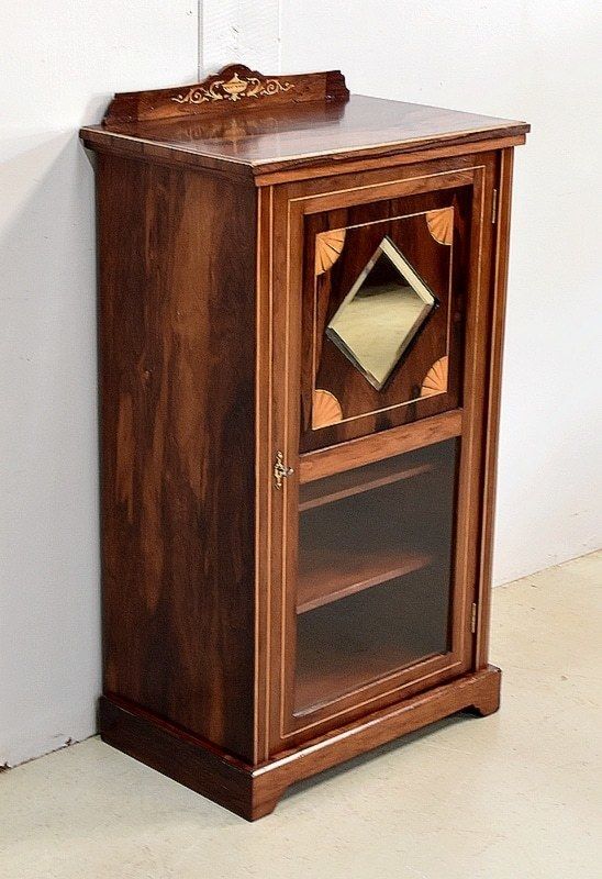 Small Display Case In Rosewood Veneer   1920 photo furniture