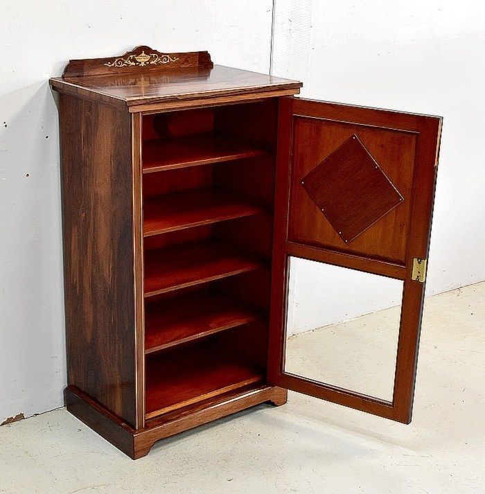 Small Display Case In Rosewood Veneer   1920 photo Furniture