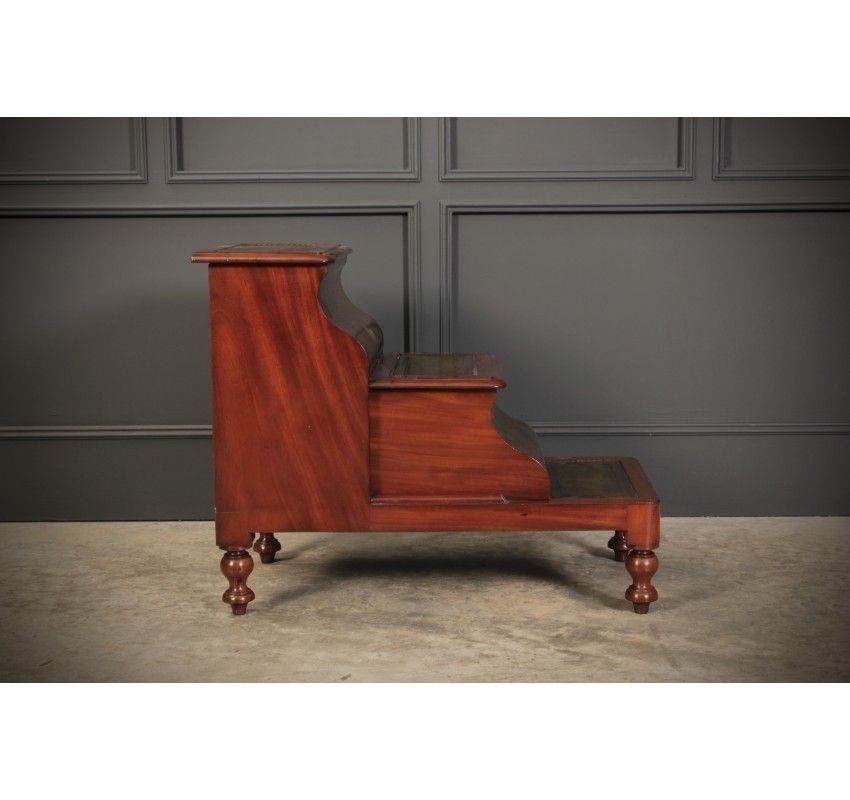 photo for sale Victorian Mahogany Library Steps